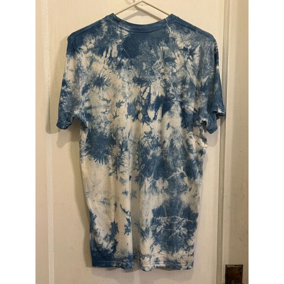 JUNGMAVEN Blue Tie Dye Madre Hemp Short Sleeve T Shirt Tee Top   Mens Size Small - Picture 6 of 8
